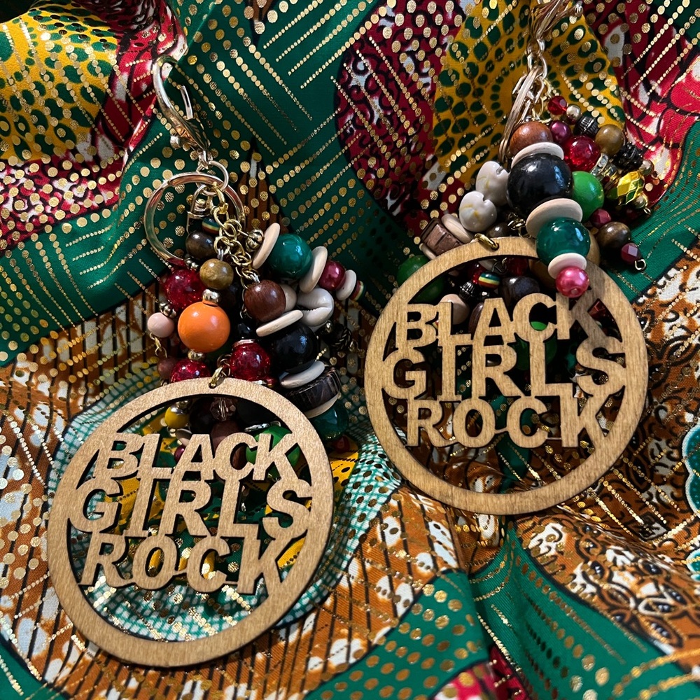 Black Girls Rock Charm with Elegant Design
